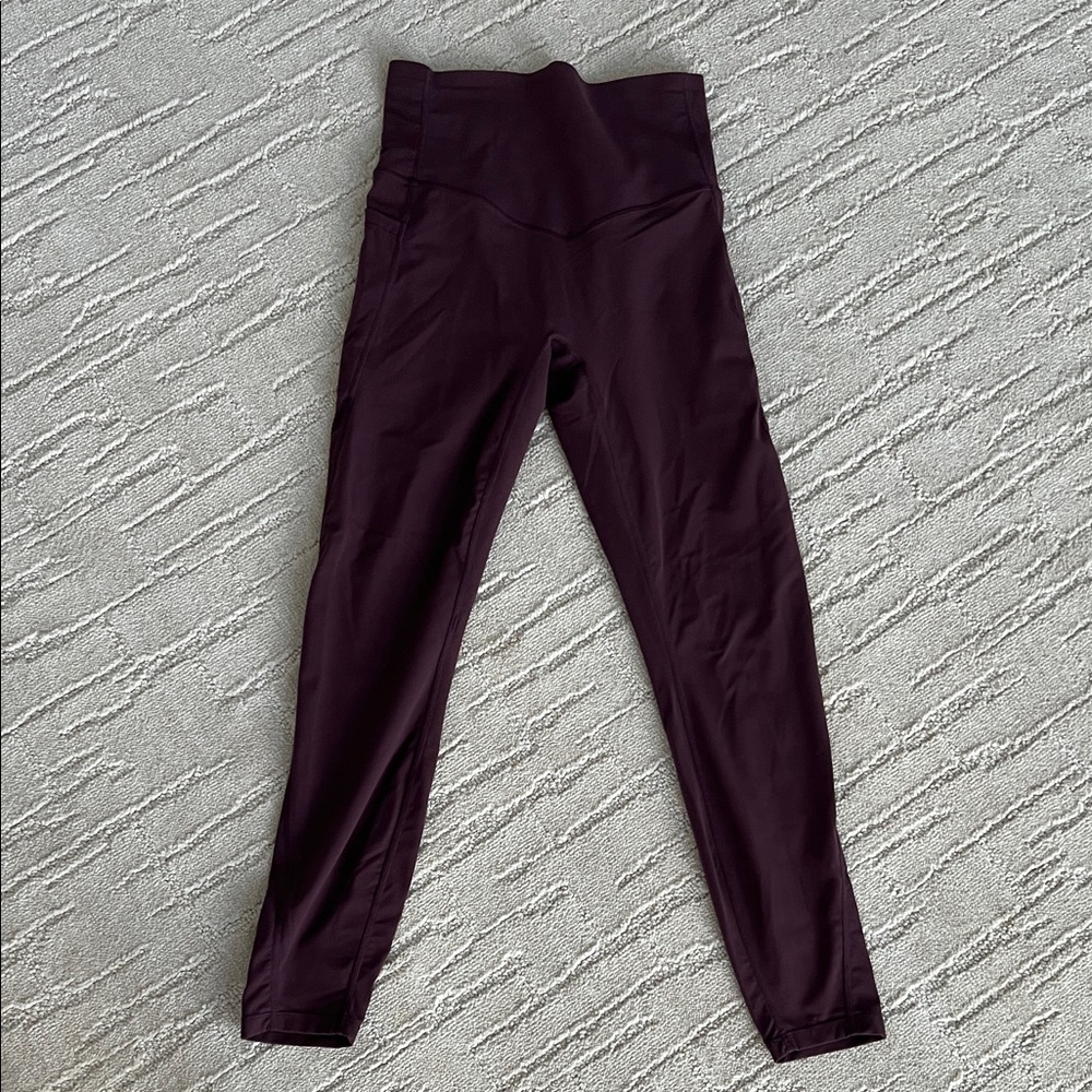 HALARA Women's High-Waisted Leggings - Dark Purple